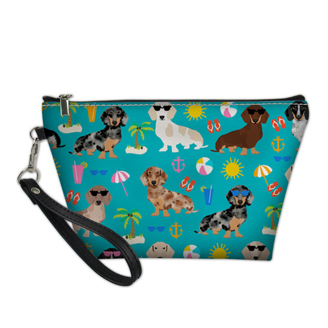 Dachshund Cosmetic Bag