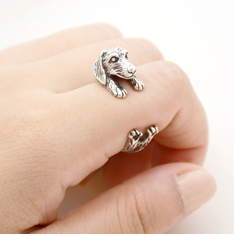 Dachshund Hug Ring