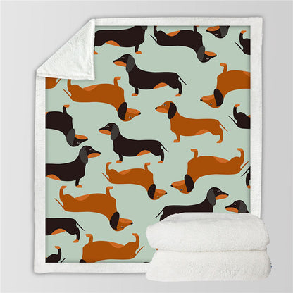 Dachshund Throw Blanket