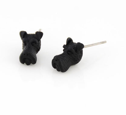 Schnauzer Hug Earrings