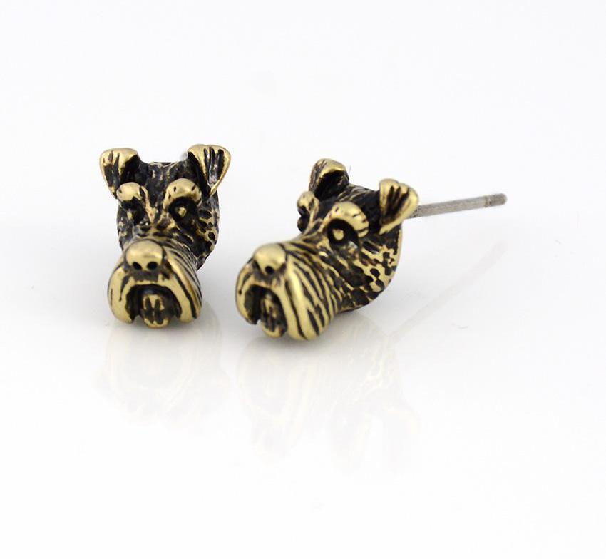 Schnauzer Hug Earrings