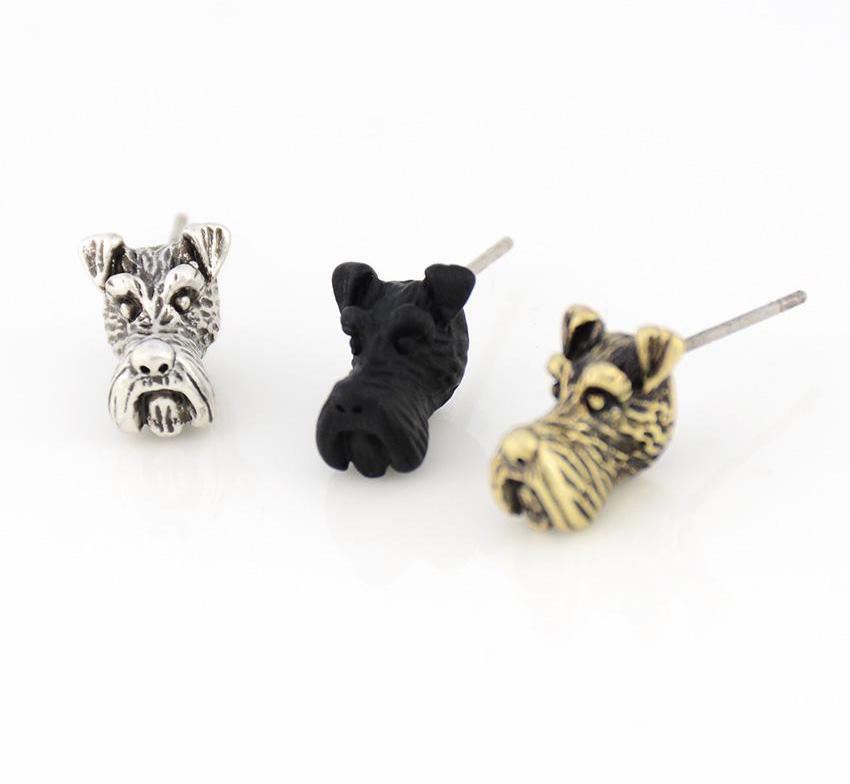 Schnauzer Hug Earrings