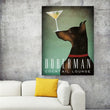 German Shepherd Vintage Poster