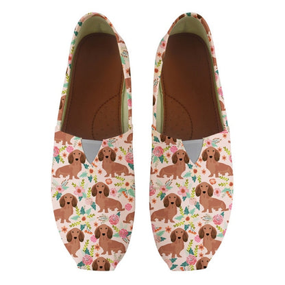 dachshund canvas loafers shoes