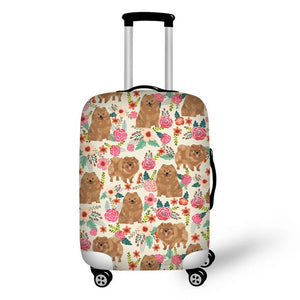 Pomeranian Luggage Cover