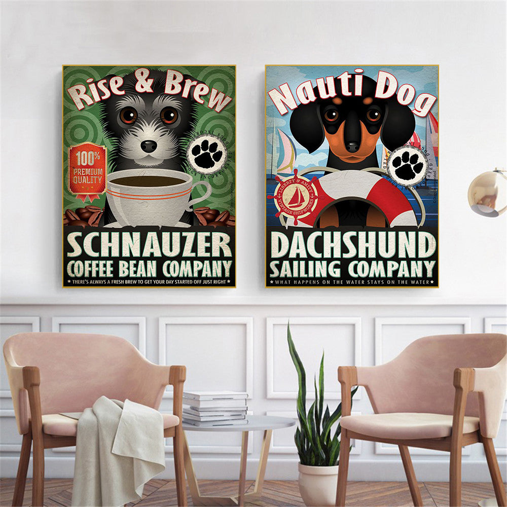 Dog Company Canvas Posters