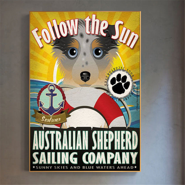 Dog Company Canvas Posters