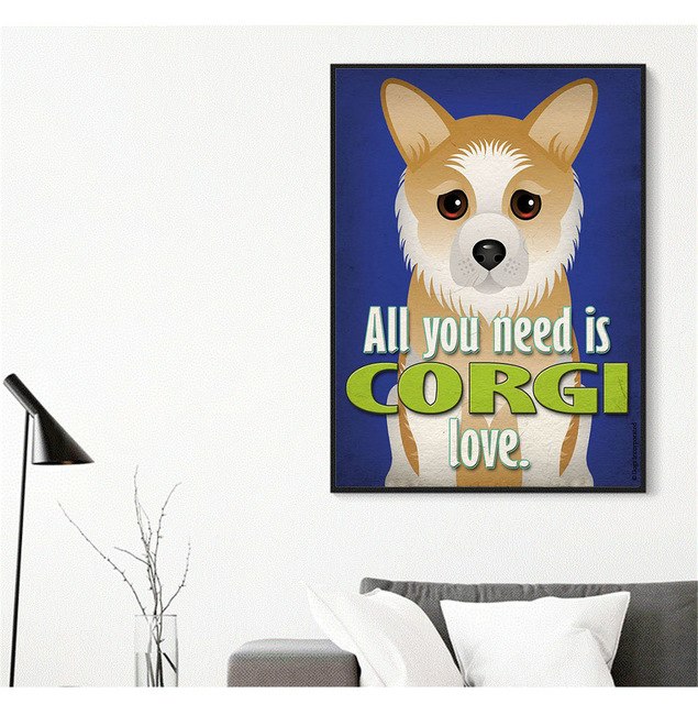 All You Need is Dog Love Canvas Pictures