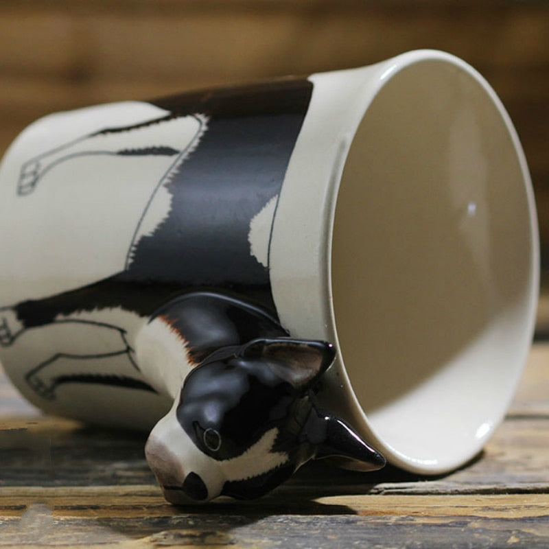 Ploocy 3D Boston Terrier Mug